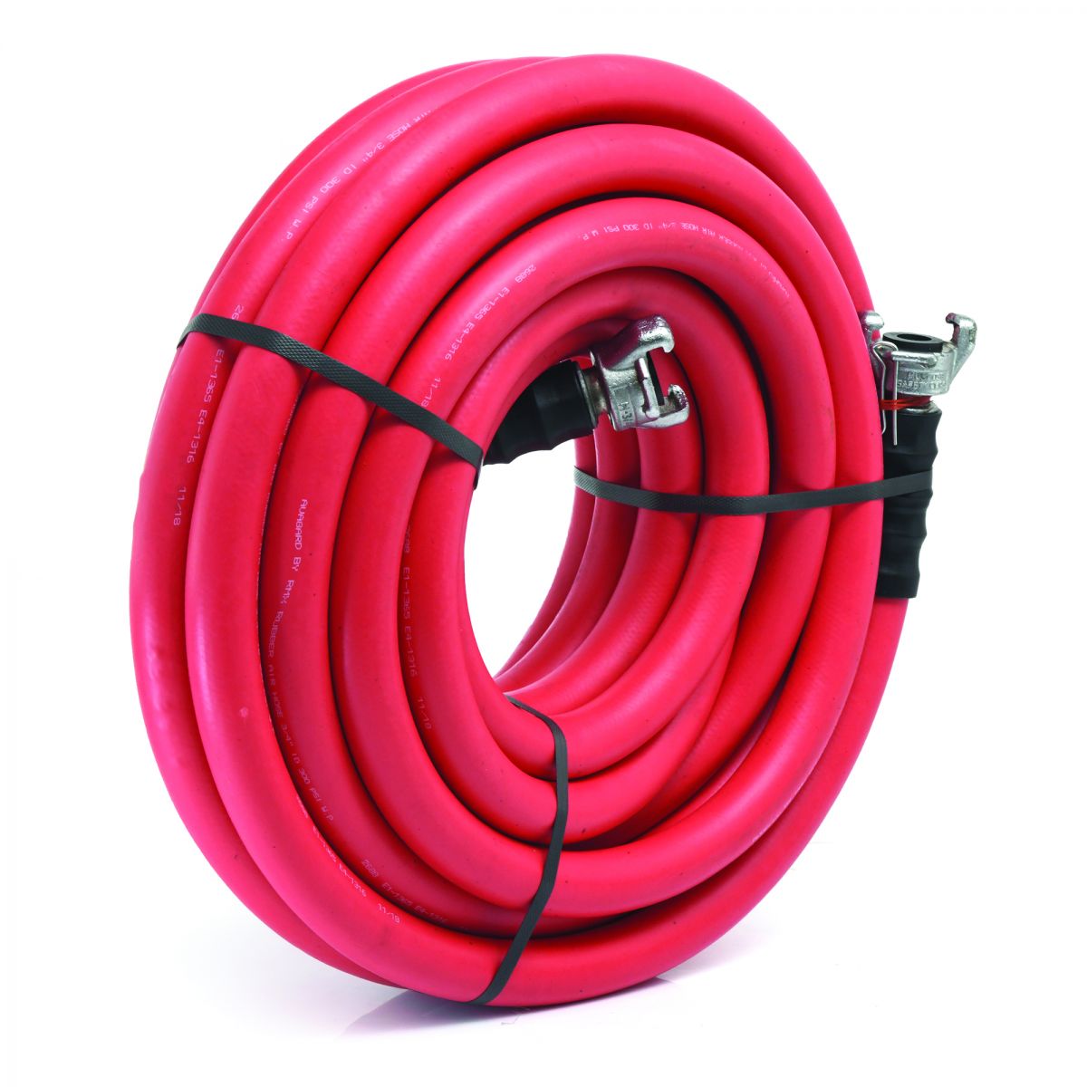 Blubird 3/4"X50' Rubber Jackhammer Hose with Universal Coupler RVJH3450R-1