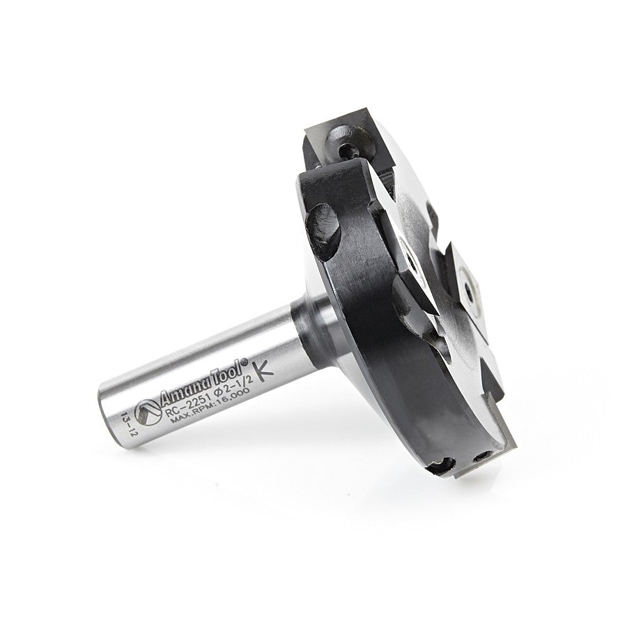 Amana Tool Spoilboard 2+2 2-1/2 in D 1/2 in Shank RC-2251