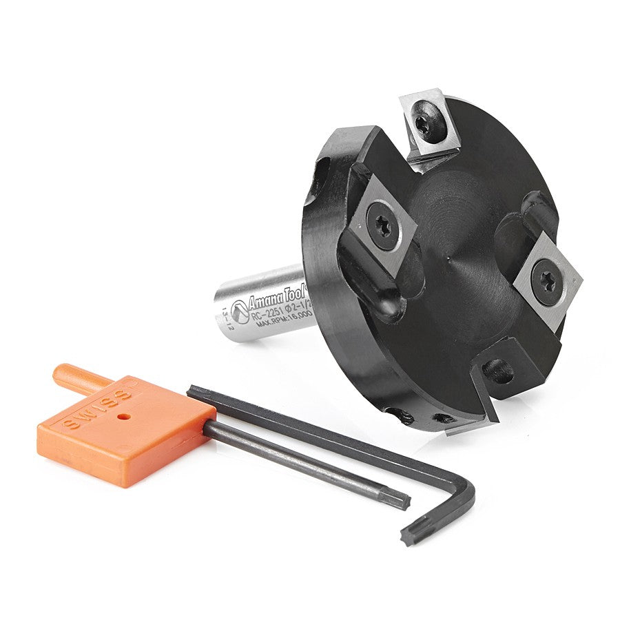 Amana Tool Spoilboard 2+2 2-1/2 in D 1/2 in Shank RC-2251