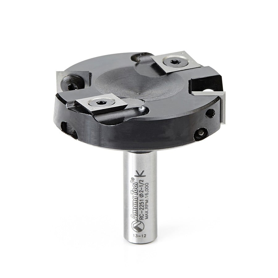 Amana Tool Spoilboard 2+2 2-1/2 in D 1/2 in Shank RC-2251