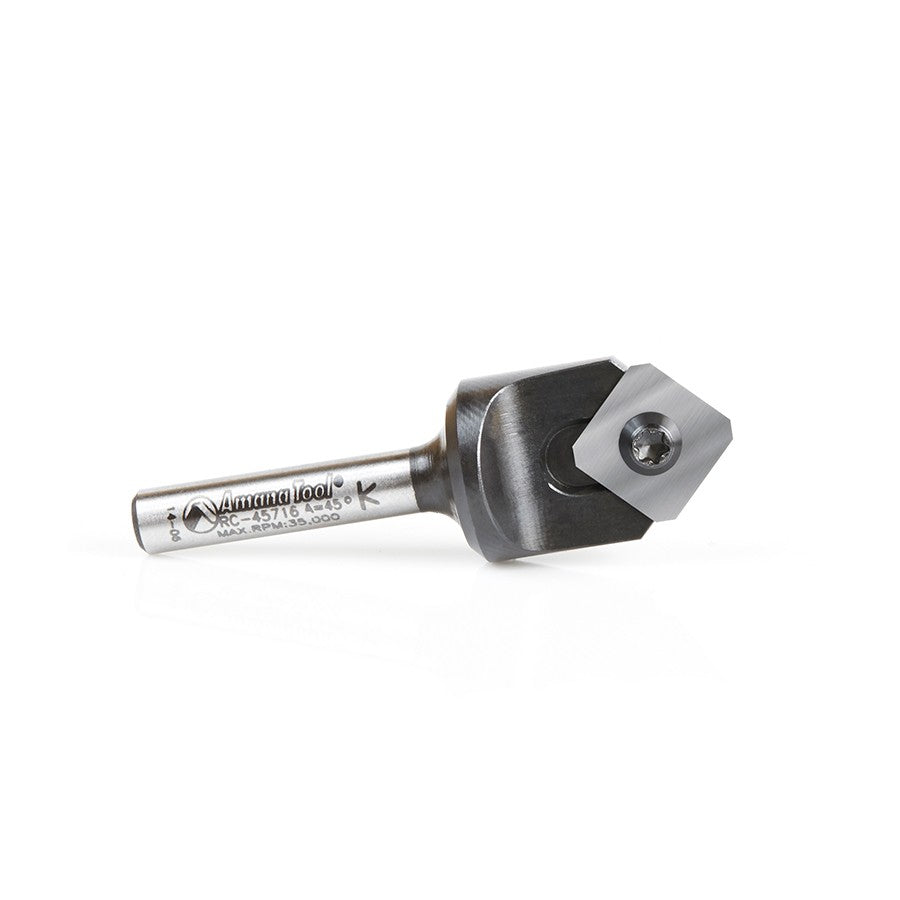 Amana Tool Insert V-Groove 90 Degree 1/4 inS RC-45716