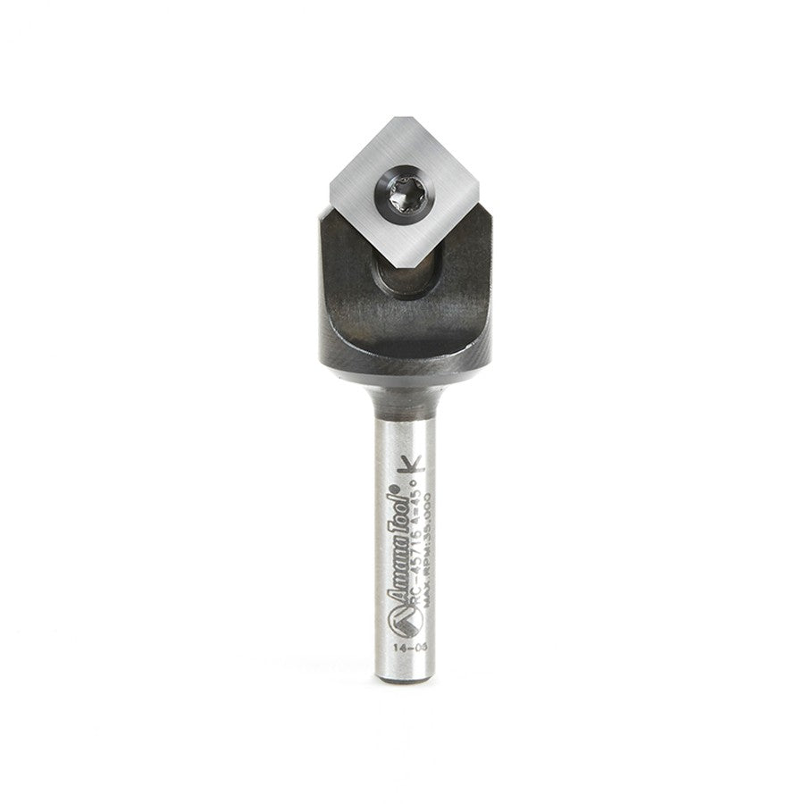 Amana Tool Insert V-Groove 90 Degree 1/4 inS RC-45716