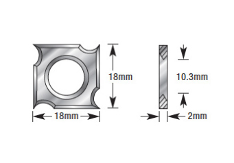 Amana Tool 18mm x 18mm x 2mm Carbide Knife RCK-18