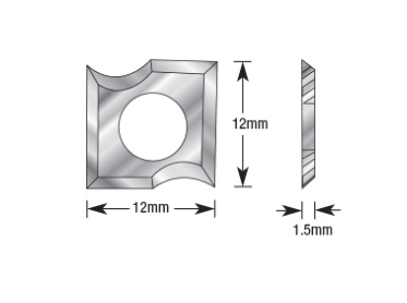 Amana Tool 1/8R Insert For RC-49496 Pair RCK-268