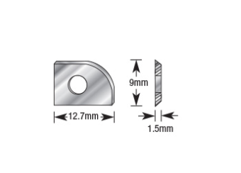 Amana Tool 1/4 inR Insert For RC-49104 Pair RCK-274
