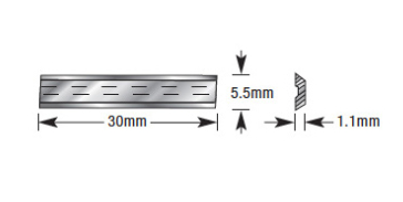 Amana Tool 30 x 5.5 x 1.1mm S.C Knife RC-2063 RCK-35