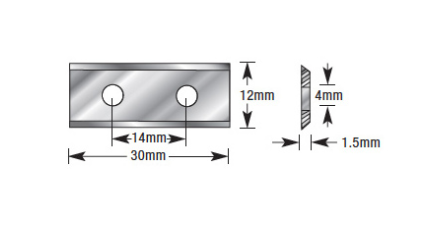 Amana Tool 50mm x 5.5mm x 1.1mm Carbide RCK-36