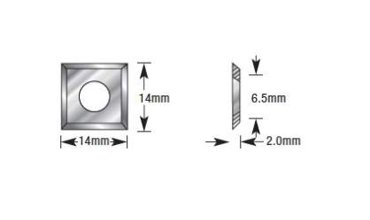 Amana Tool 14mm x 14mm x 2mm Carbide Knife RCK-70