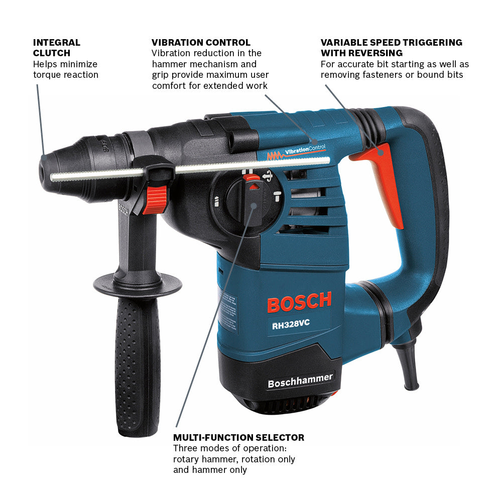 Bosch SDS-plus® 1-1/8 In. Rotary Hammer