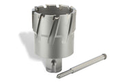 Carbide tipped annular cutter 2-1/16 in diameter 1-3/8 in DOC with 3/4 in universal shank