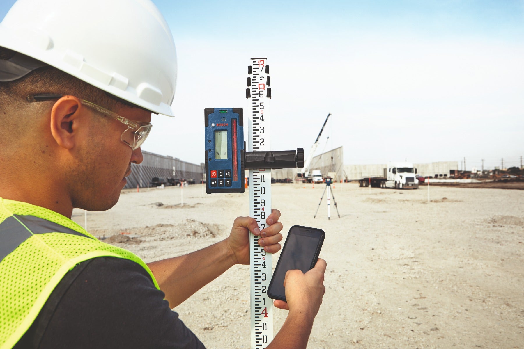 Bosch 2,000' Red-Beam Rotary Laser Receiver LR40