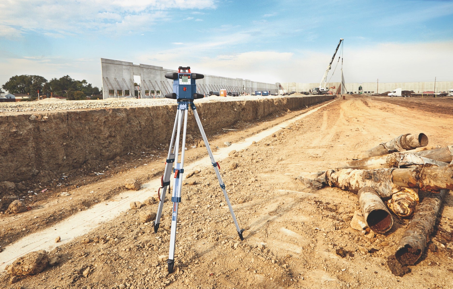 Bosch 18V Revolve4000 Horizontal/Vertical Rotary Laser Kit GRL4000-80CHVK