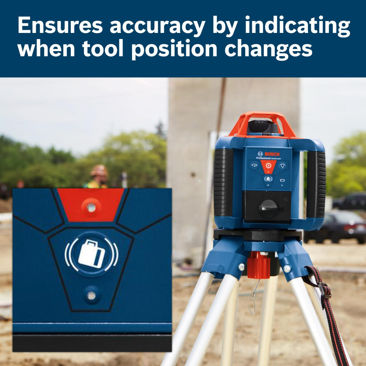 Bosch Revolve900 Self-Level Horizontal/Vertical Rotary Laser GRL900-20HVK