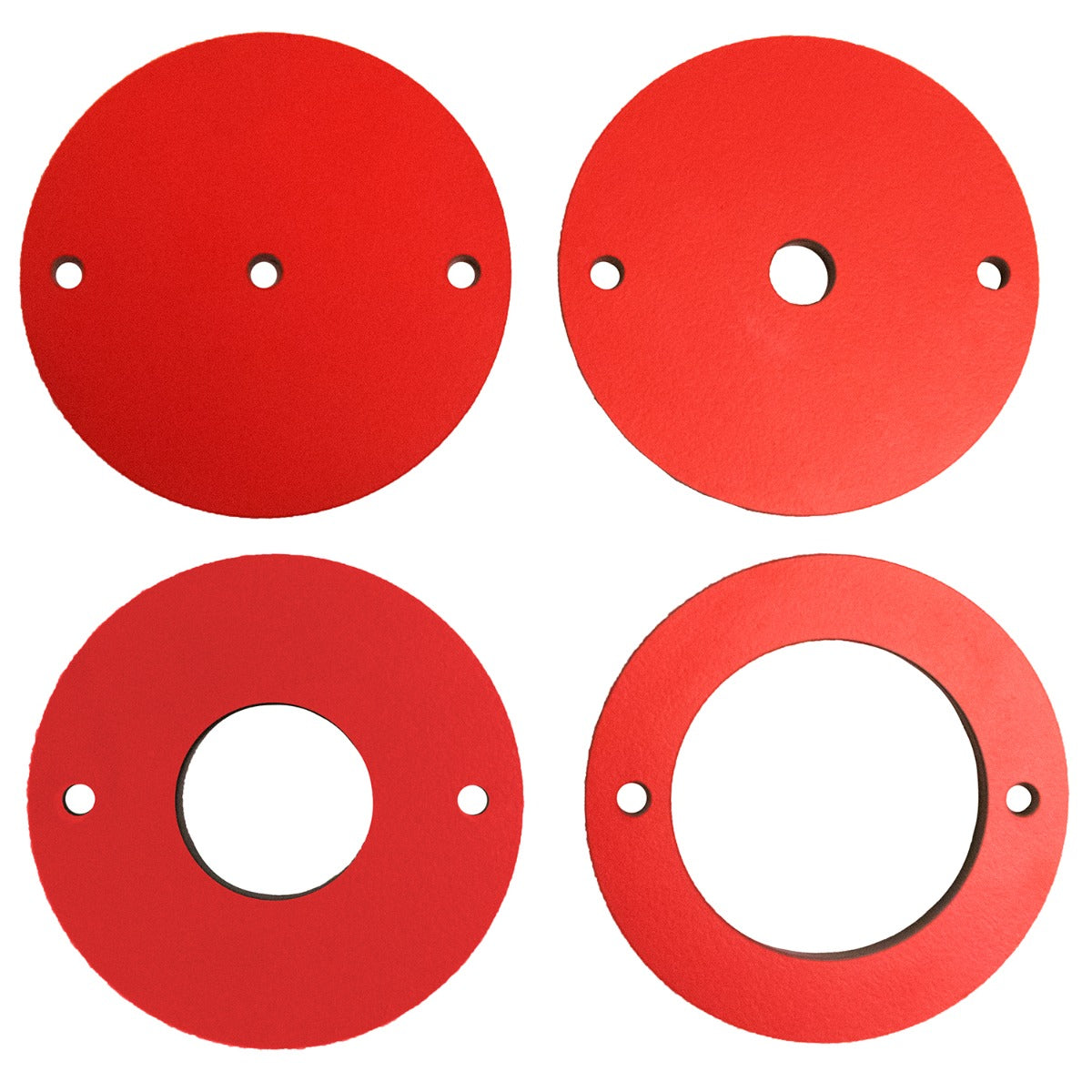 SawStop 4-Piece Phenolic Insert Ring Set for Router Plates RT-PIR