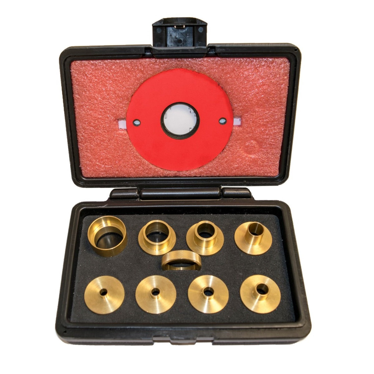 SawStop 9-Piece Brass Precision Template Guide Set RT-TGS
