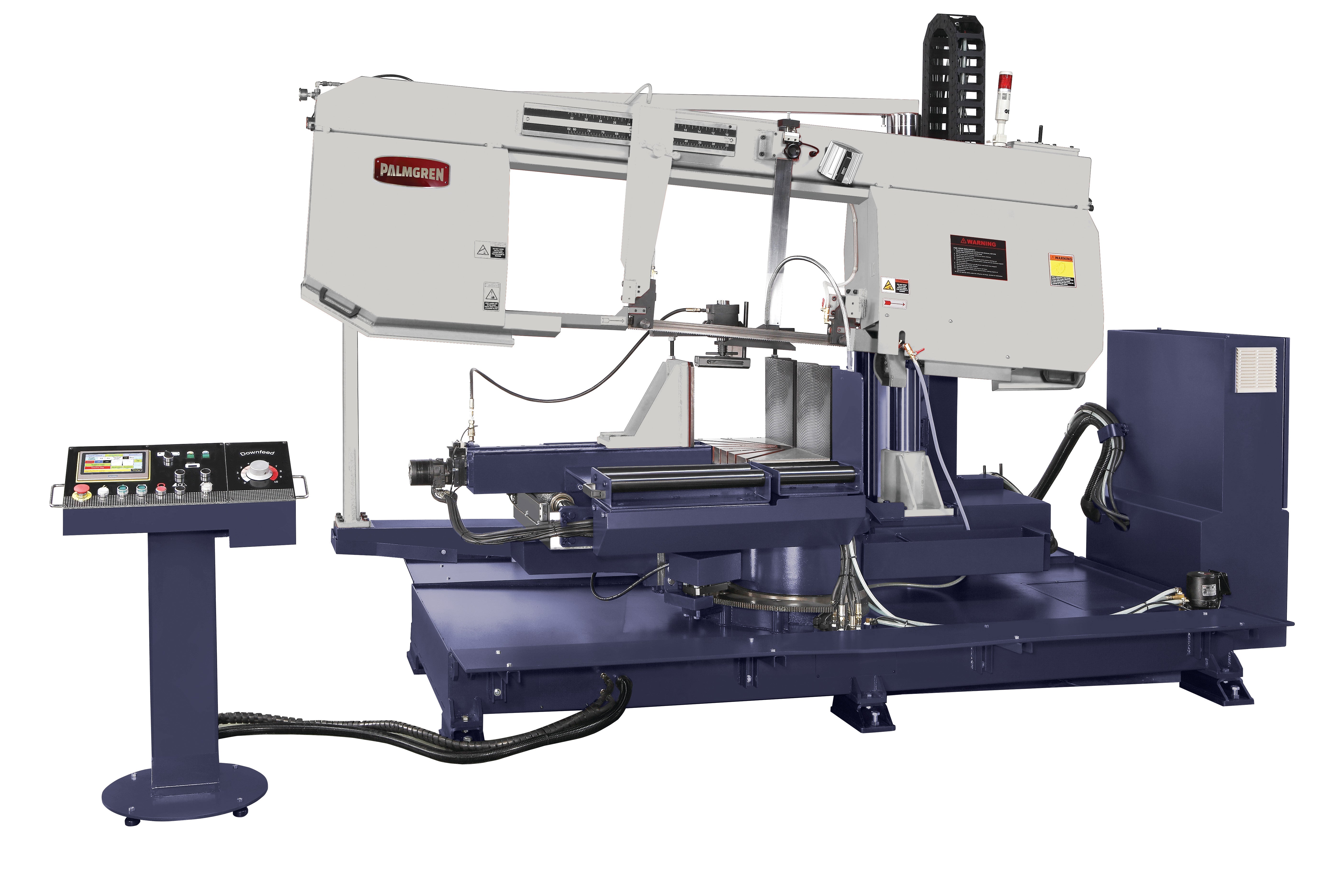 18" Semi-Auto Dual Miter Band Saw