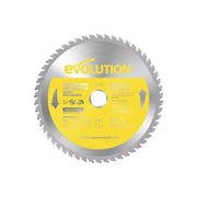 Evolution 8.25 in. Stainless Steel and Ferrous Metal TCT Blade, 54T, 1 in. Arbor S210TCT-54CS