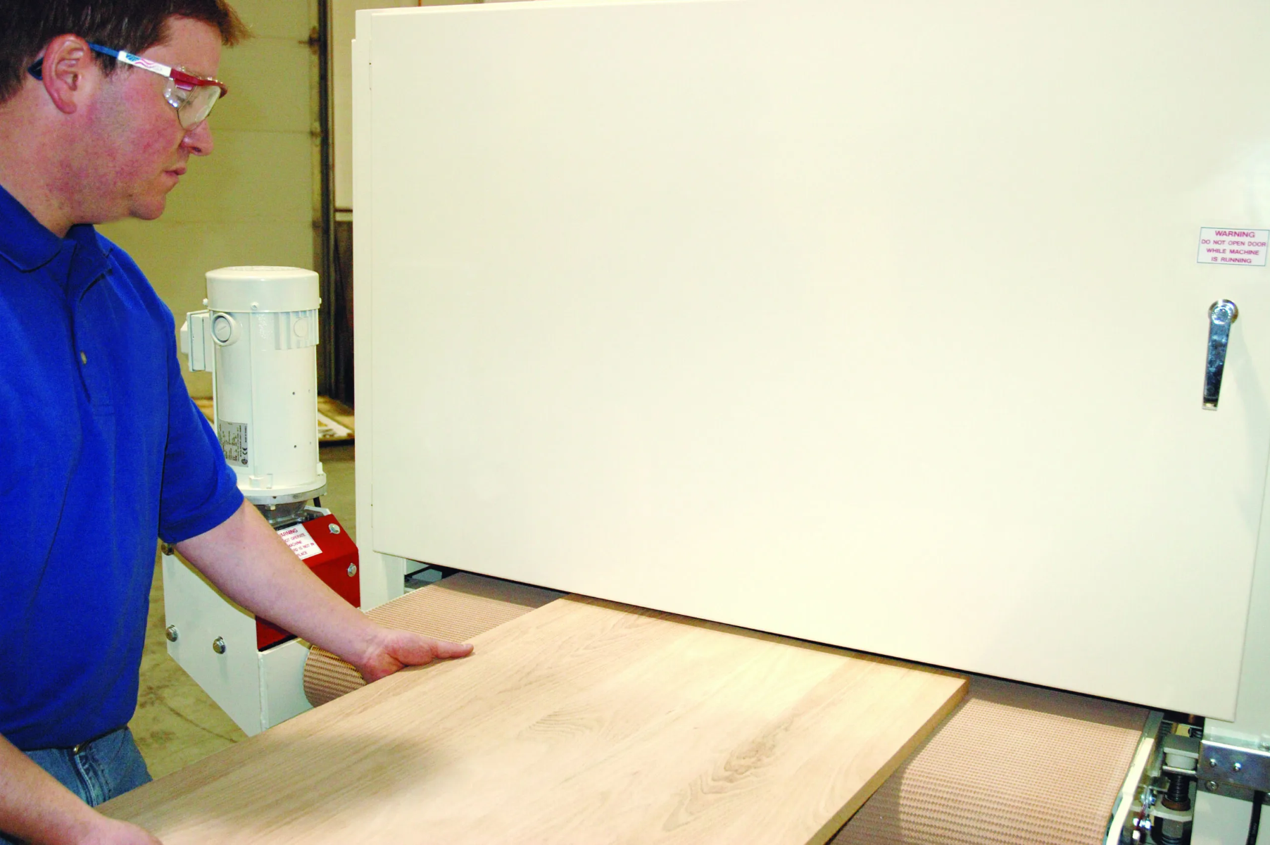 Safety Speed Cut 37" Wide Belt Sander 15HP 3Ph WBS3760153