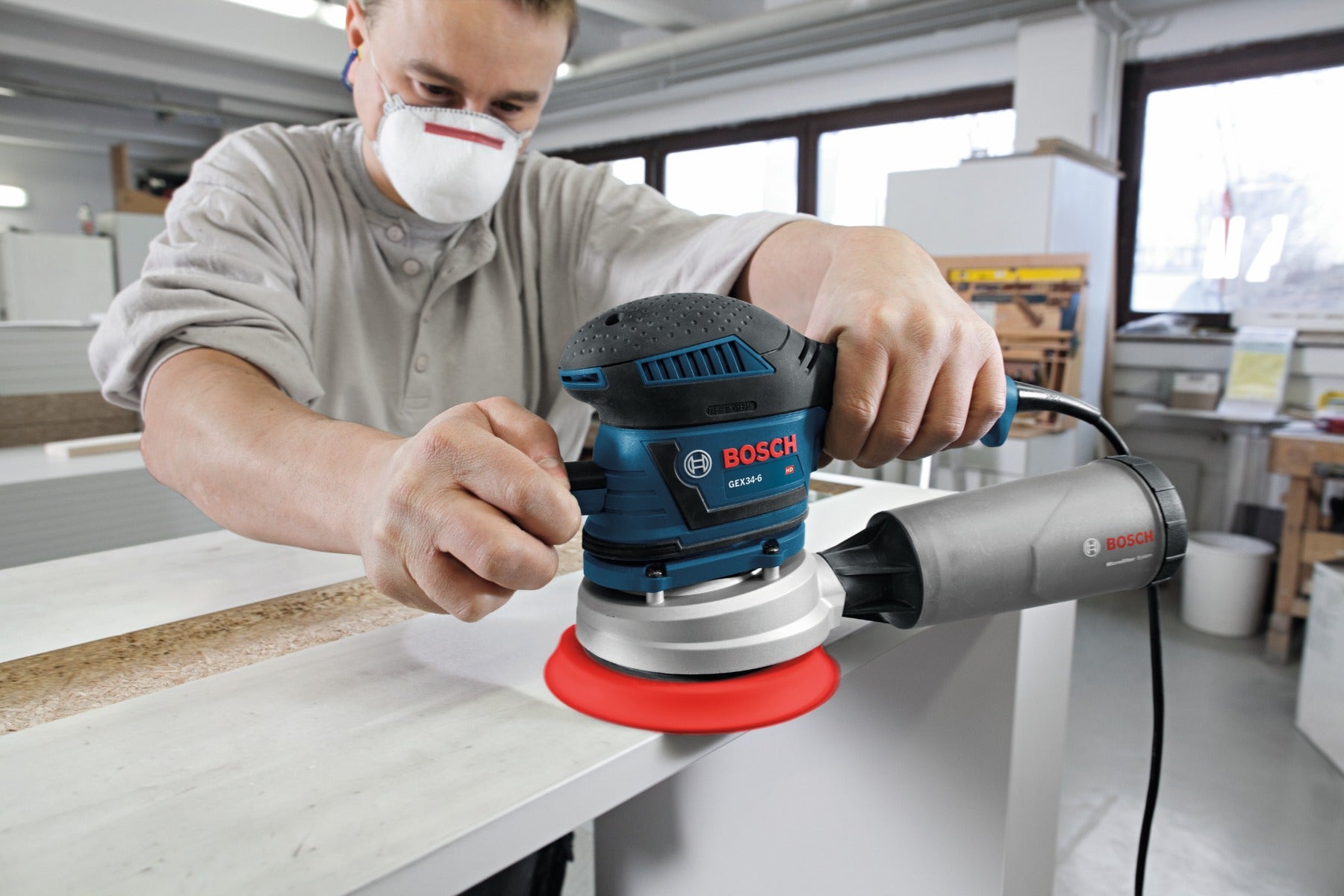 Bosch 6" Random Orbit Sander/Polisher GEX34-6N