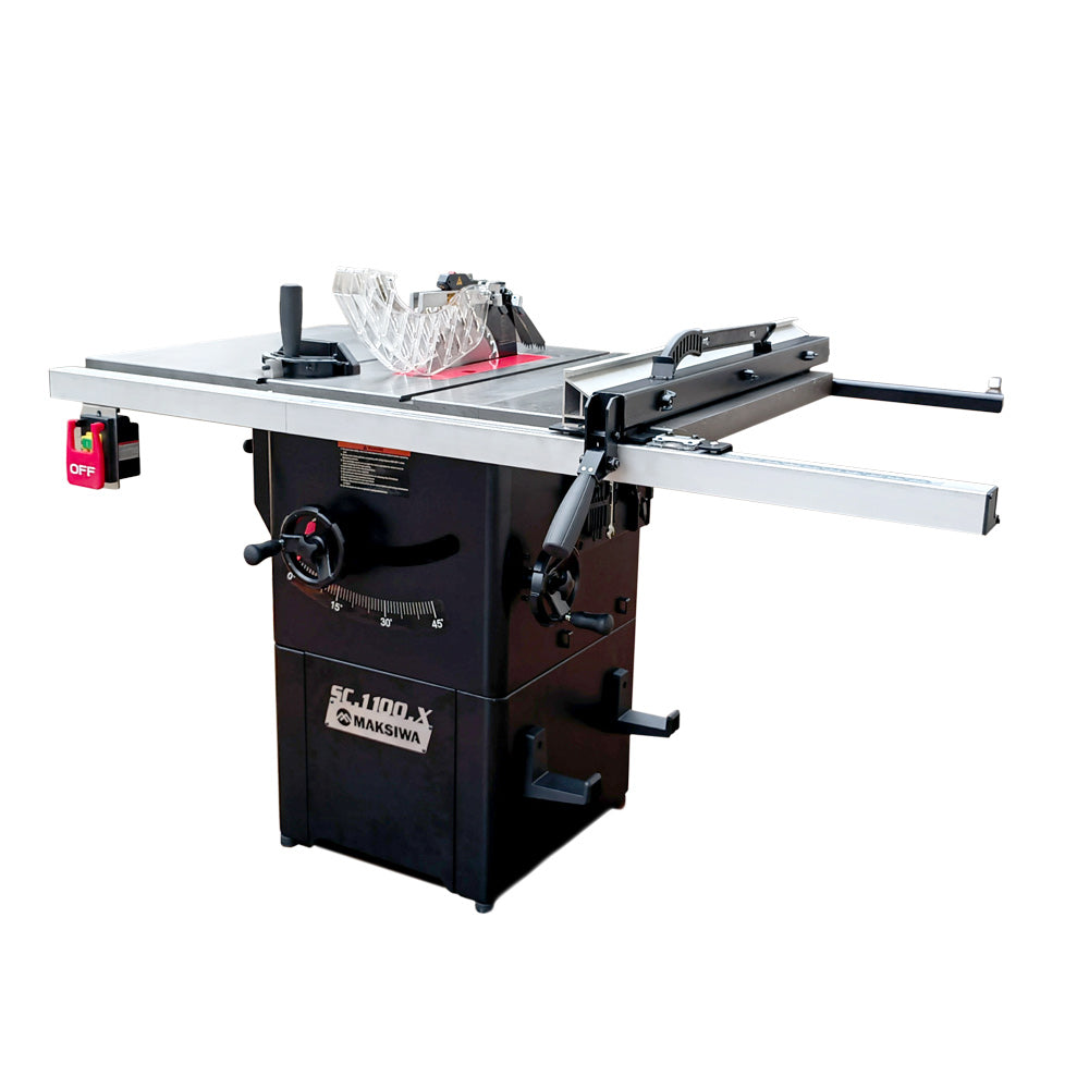 Maksiwa 10 in. Cabinet Table Saw, 2.5HP, 1 Ph, 220V SC.1100.X