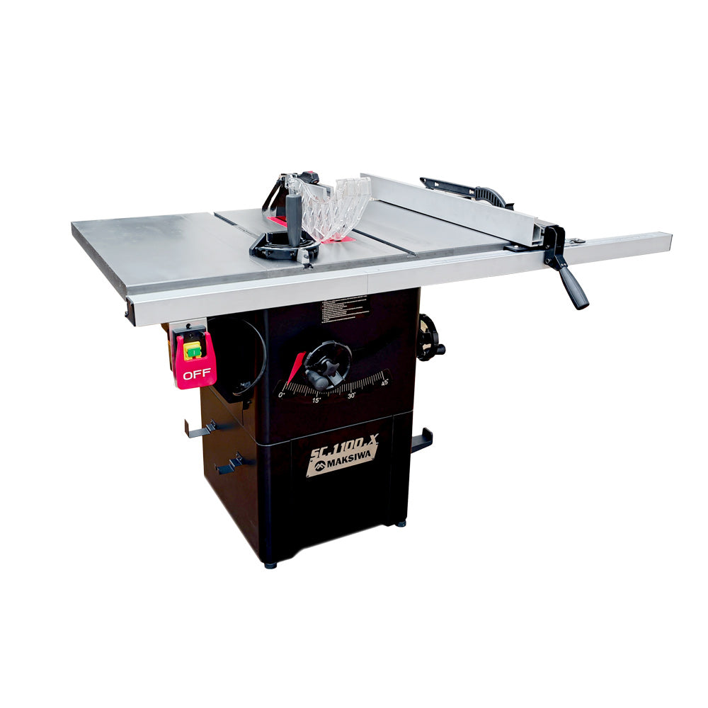 Maksiwa 10 in. Cabinet Table Saw, 2.5HP, 1 Ph, 220V SC.1100.X