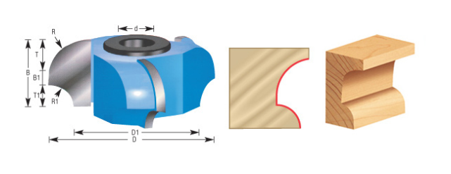 Amana Tool 1/2 in Cove & Corner Round SC410