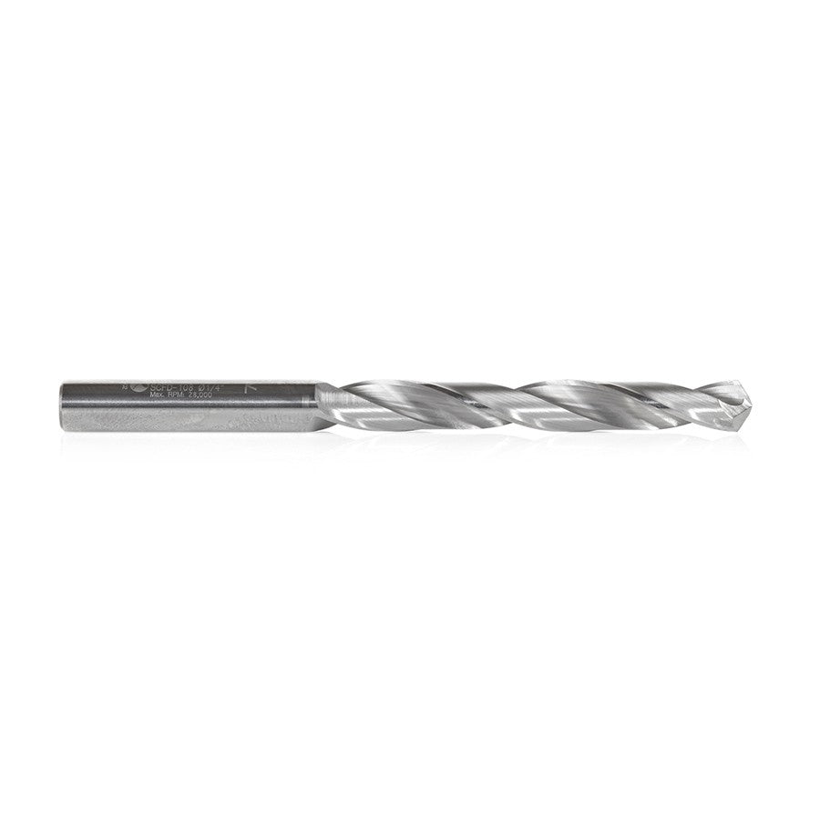 Amana Tool 1/4 in Dia. S.C 4 Facet Drill SCFD-108