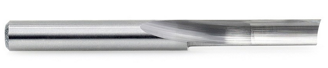 Amana Tool 1 Flute Plunge 1/4 in Dia. S.C 43512