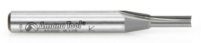 Amana Tool 2 Flute 1/8 Dia. 1/4 in Shank 45200