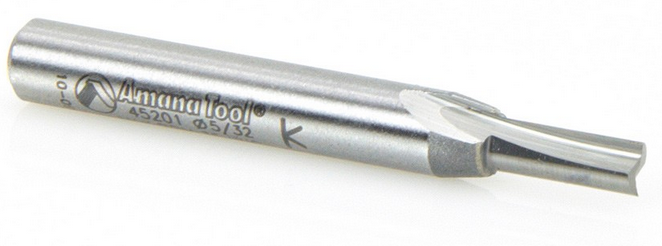 Amana Tool 2 Flute 5/32 Dia. 1/4 in Shank 45201