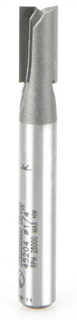 Amana Tool 2 Flute 1/4 in Dia. 1/4 in Shank 45204