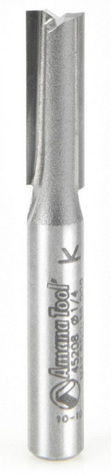 Amana Tool 2 Flute 1/4 in Dia. 1/4 in Shank 45208