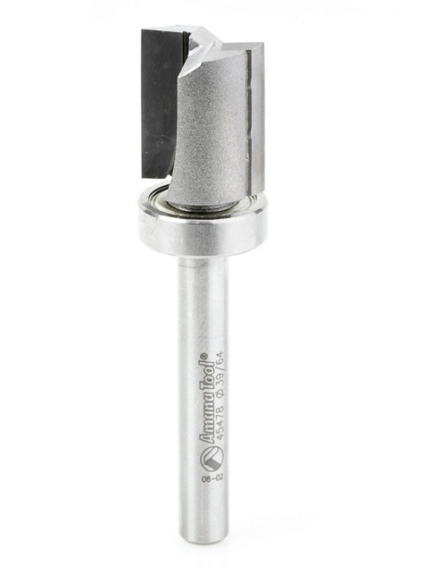 Amana Tool .615 in x 3/4 in Plunge 1/4 in Shank w/ BB 45478
