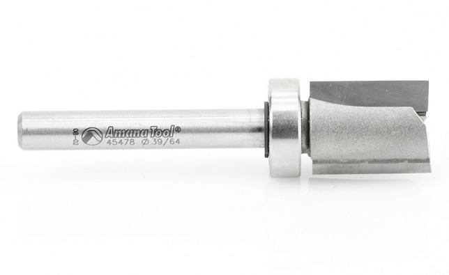 Amana Tool .615 in x 3/4 in Plunge 1/4 in Shank w/ BB 45478