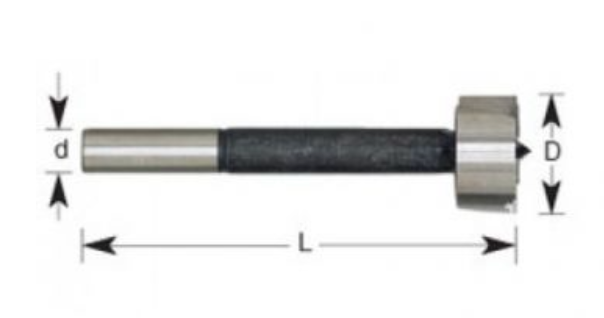 Amana Tool TIMBERLINE 1 in Forstner Bit. 600-160