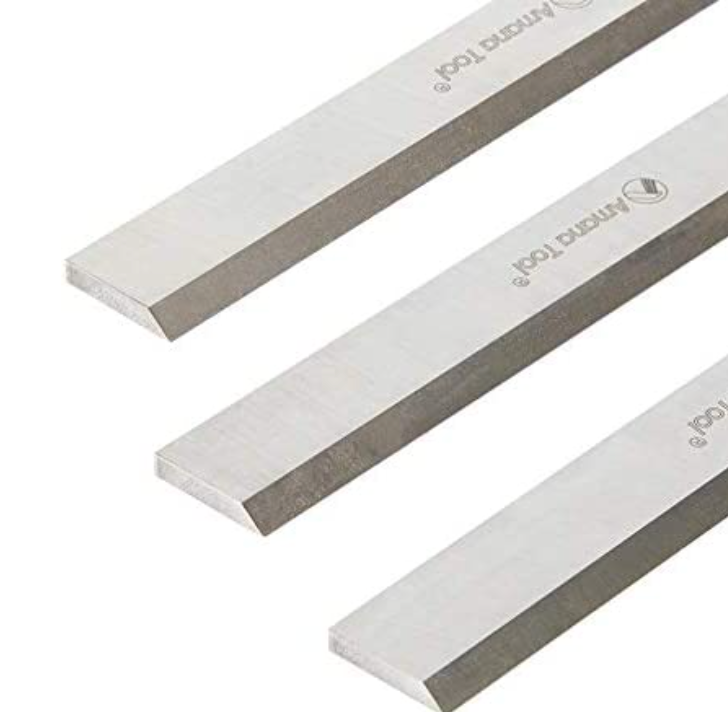 Amana Tool 3-Piece HSS, T-1 18 Percent Tungsten 4 Long x 5/8 Height x 1/8 Wide x 45 Deg Cut Angle P 100