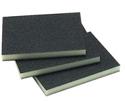 Mirka 3-3/4 x 4-3/4 x 1/2 in. 100G Double Sided Abrasive Sponge, Qty 250 1550-100