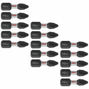 Bosch 15-Piece Driven 1 in Impact Phillips 2 Insert Bits ITDPH2115