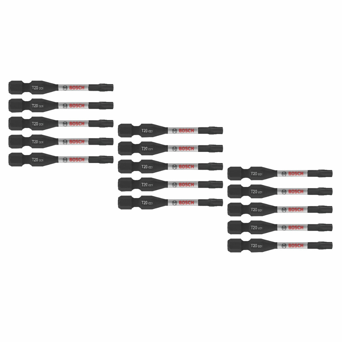 Bosch 15 pc Driven 2" Impact Torx #20 Power Bits ITDT20215