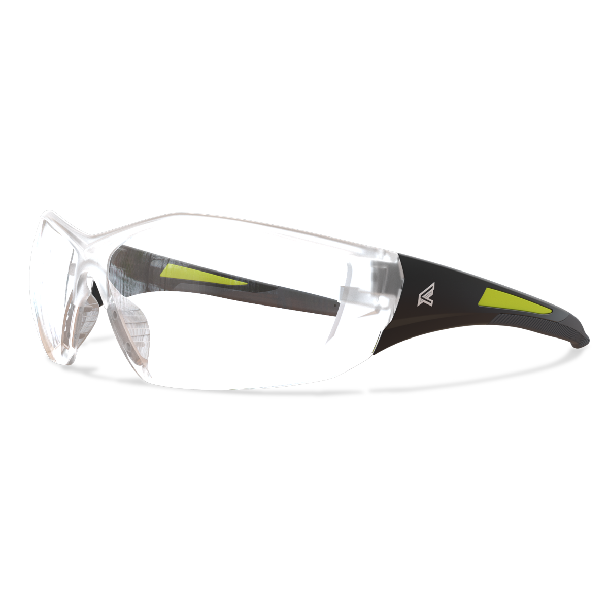 Edge Eyewear Delano G2 Safety Glasses, Black Frame, Clear Lens SD111-G2