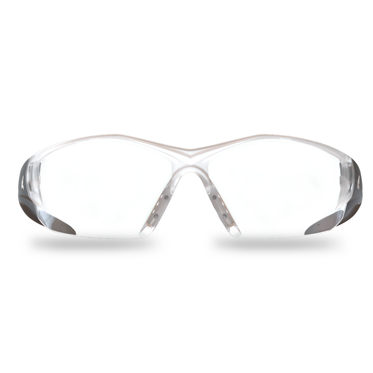 Edge Eyewear Delano G2 Safety Glasses, Black Frame, Clear Lens SD111-G2