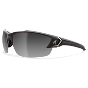 Edge Eyewear Khor G2 Safety Glasses, Black Frame, Silver Mirror Lens SDK117-G2