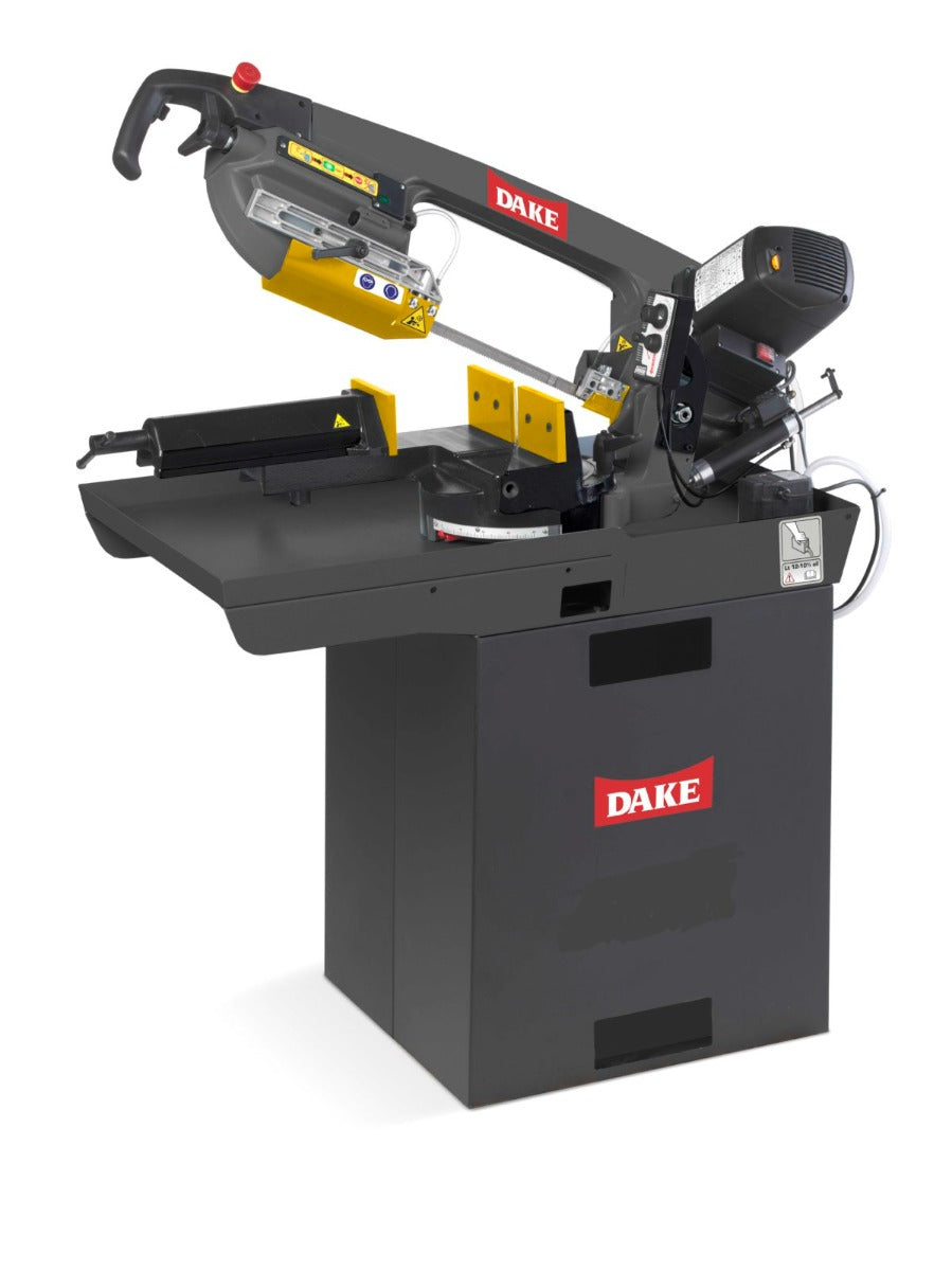 Dake Machinery SE-6.5M 6.5" Mitering Horizontal Bandsaw, Hydraulic Feed, 120V 1Ph 983110