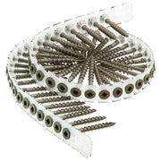 Senco no.8x1-3/4in WX3 no.2Sq Flat 17 C  DuraSpin Composite Decking Screws 08D175W