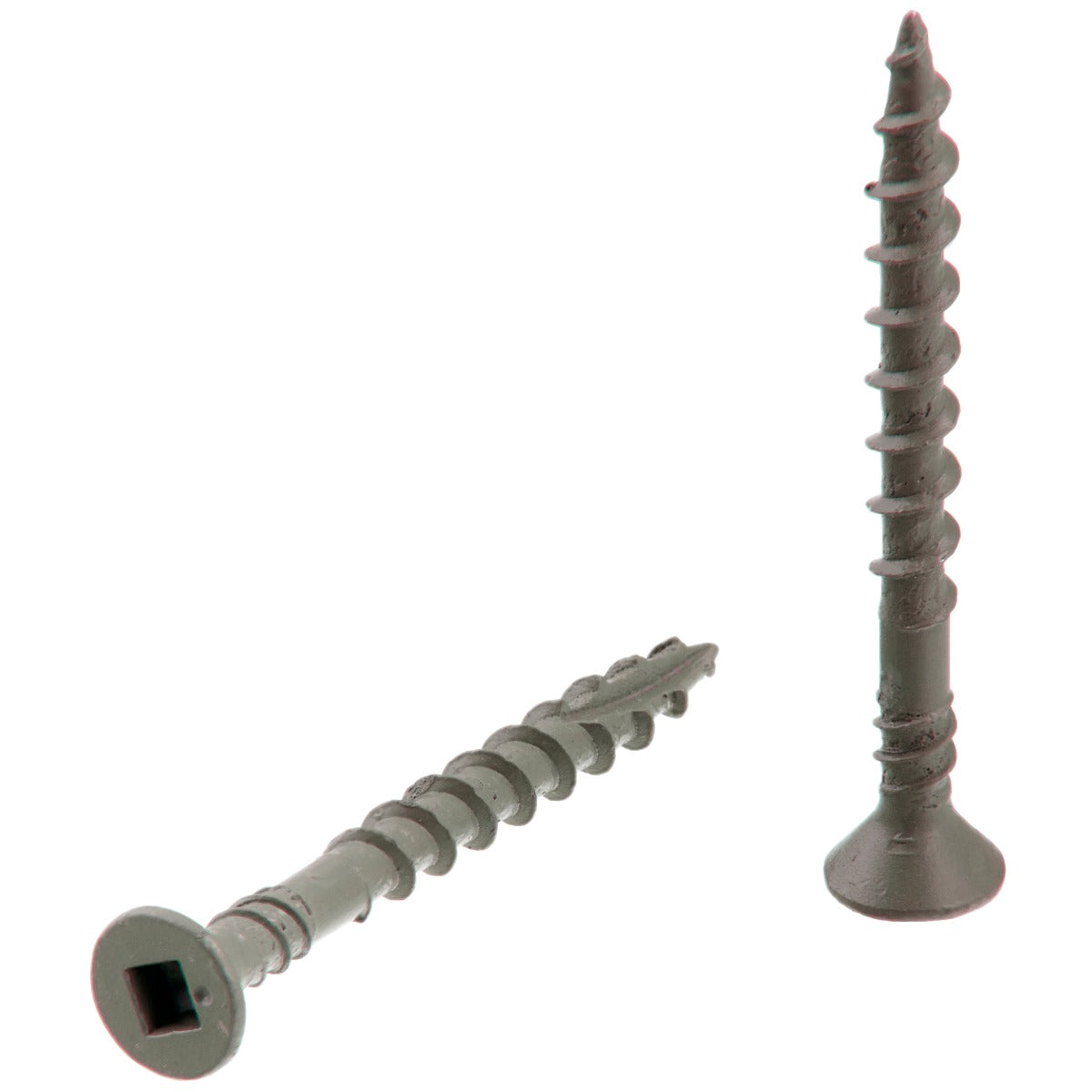 Senco no.8x1-3/4in WX3 no.2Sq Flat 17 C  DuraSpin Composite Decking Screws 08D175W