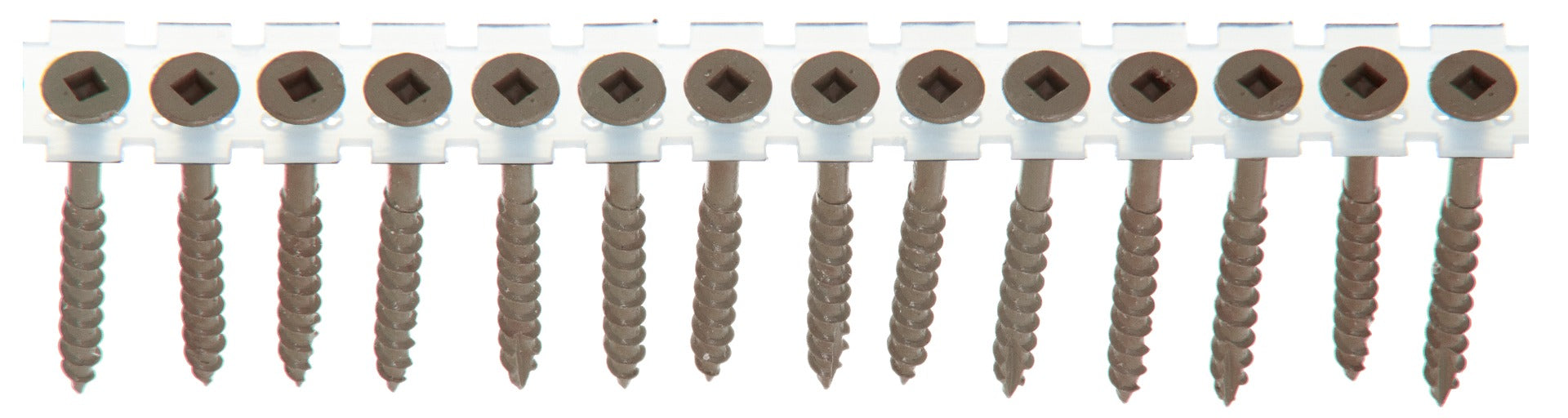 Senco no.8x2in WX3 no.2Sq Flat 17 Cut  DuraSpin Composite Decking Screws 08D200W