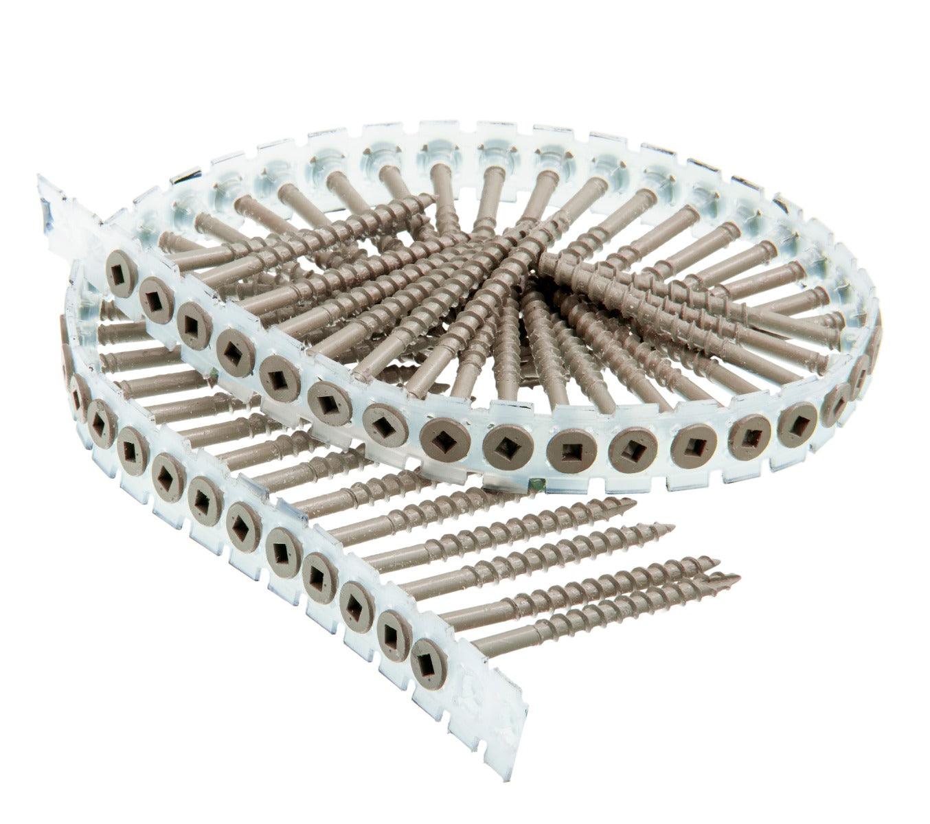 Senco no.8x3in WX3 no.2Sq Flat 17 Cut  DuraSpin Composite Decking Screws 08D300W