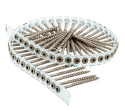 Senco no.8x3in WX3 no.2Sq Flat 17 Cut  DuraSpin Composite Decking Screws 08D300W