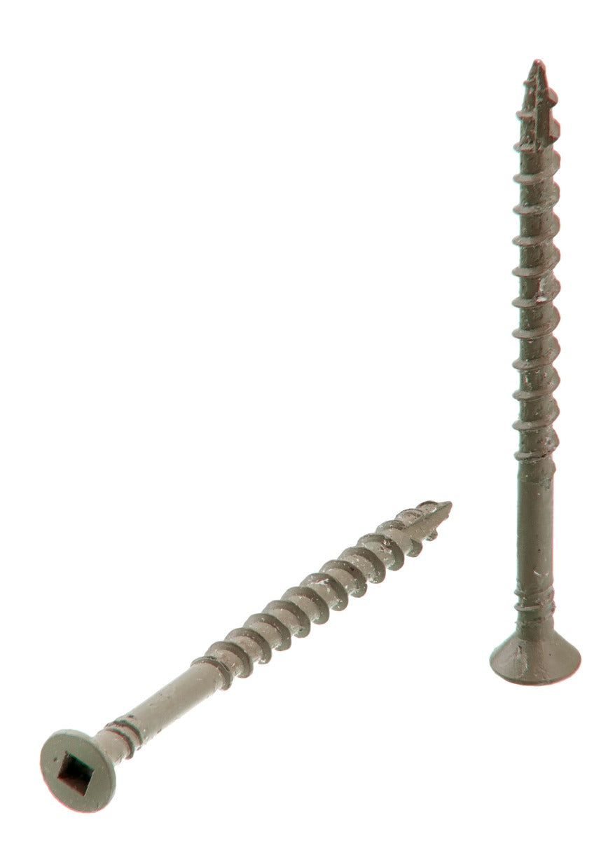 Senco no.8x3in WX3 no.2Sq Flat 17 Cut  DuraSpin Composite Decking Screws 08D300W