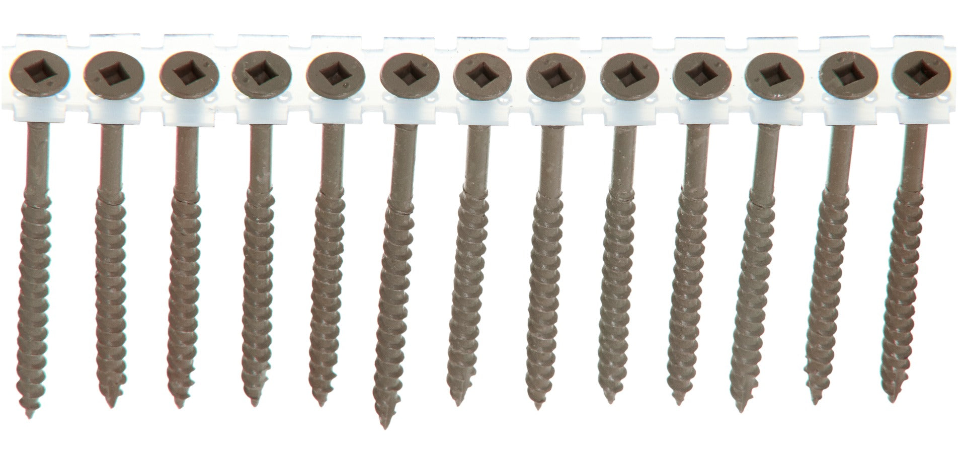 Senco no.8x3in WX3 no.2Sq Flat 17 Cut  DuraSpin Composite Decking Screws 08D300W